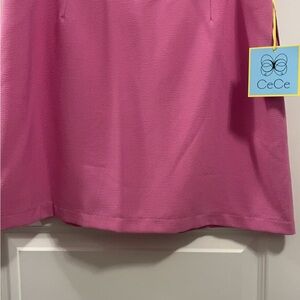 CeCe Pink A-Line Knee-Length Skirt for Work